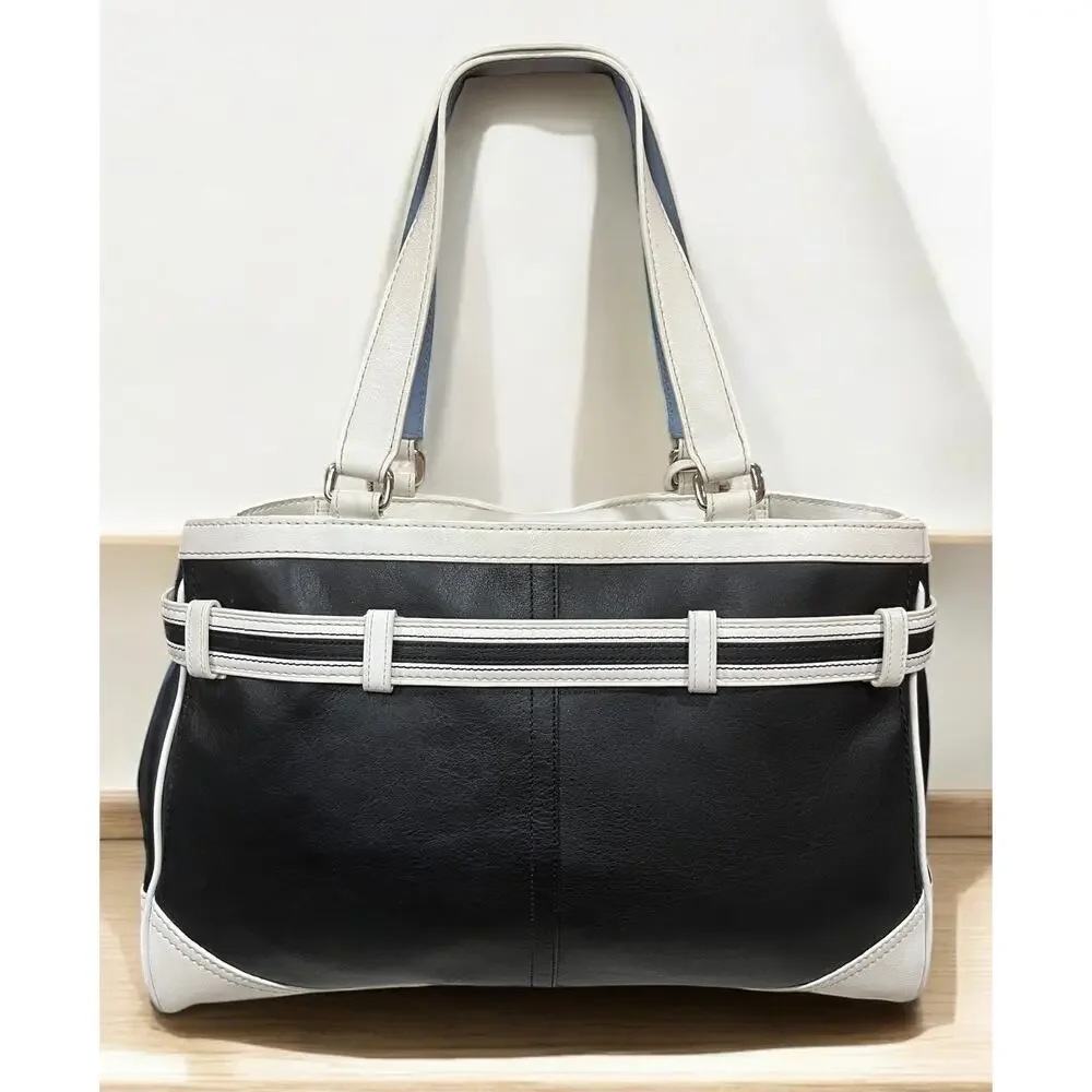 Y2K Coach F10521 Hamilton Leather Satchel Bag